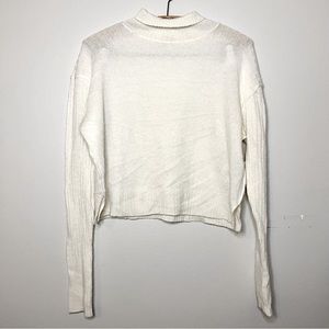 NWT Free People 100% Cashmere Faux Turtle Neck Size XS